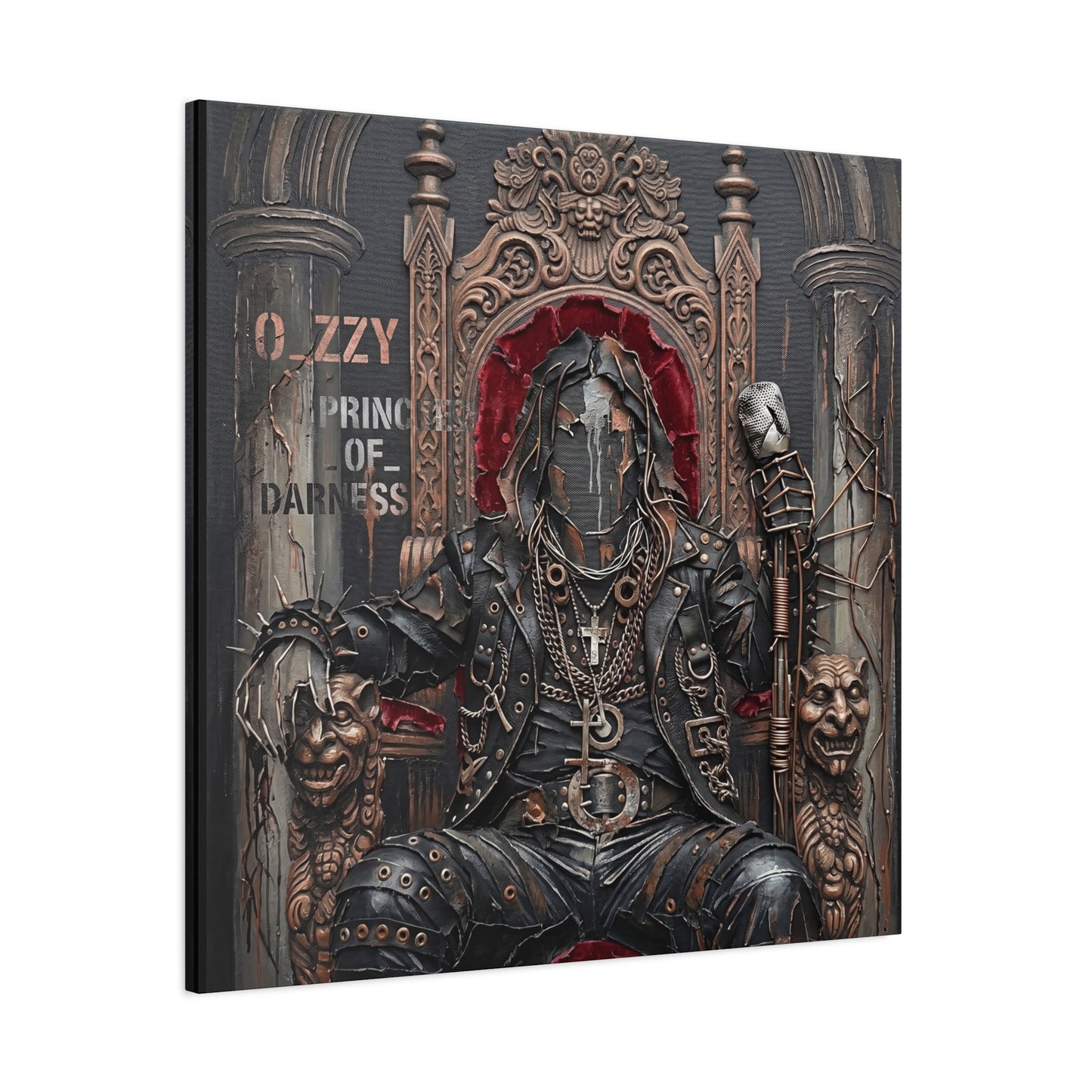 Prince Of Darkness Canvas Art — Matte Stretched Canvas Print