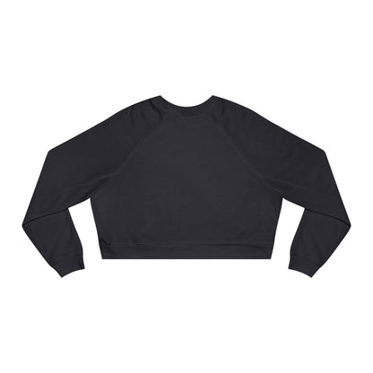 Cropped Pullover — "Wine Is Cheaper Than Therapy" Women’s Crop Sweatshirt