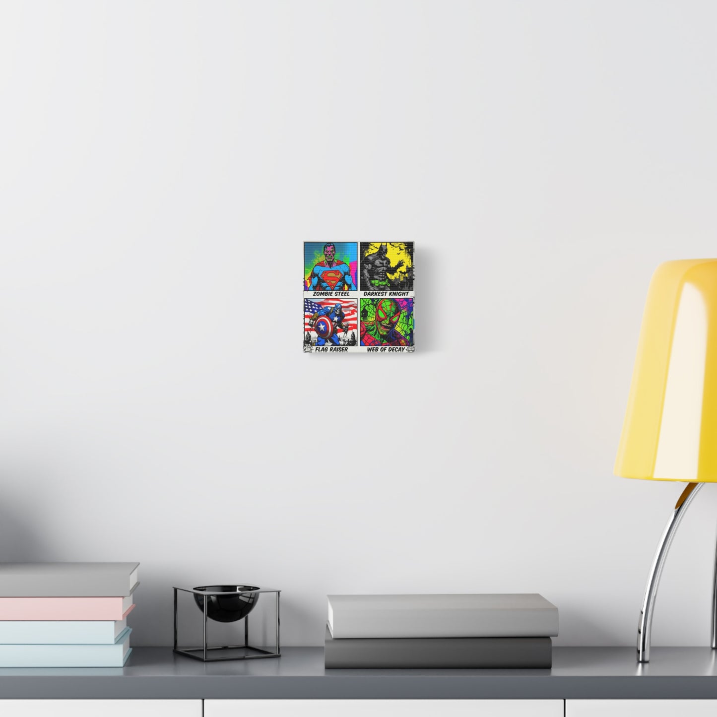 Superhero Pop Canvas Wall Art Print