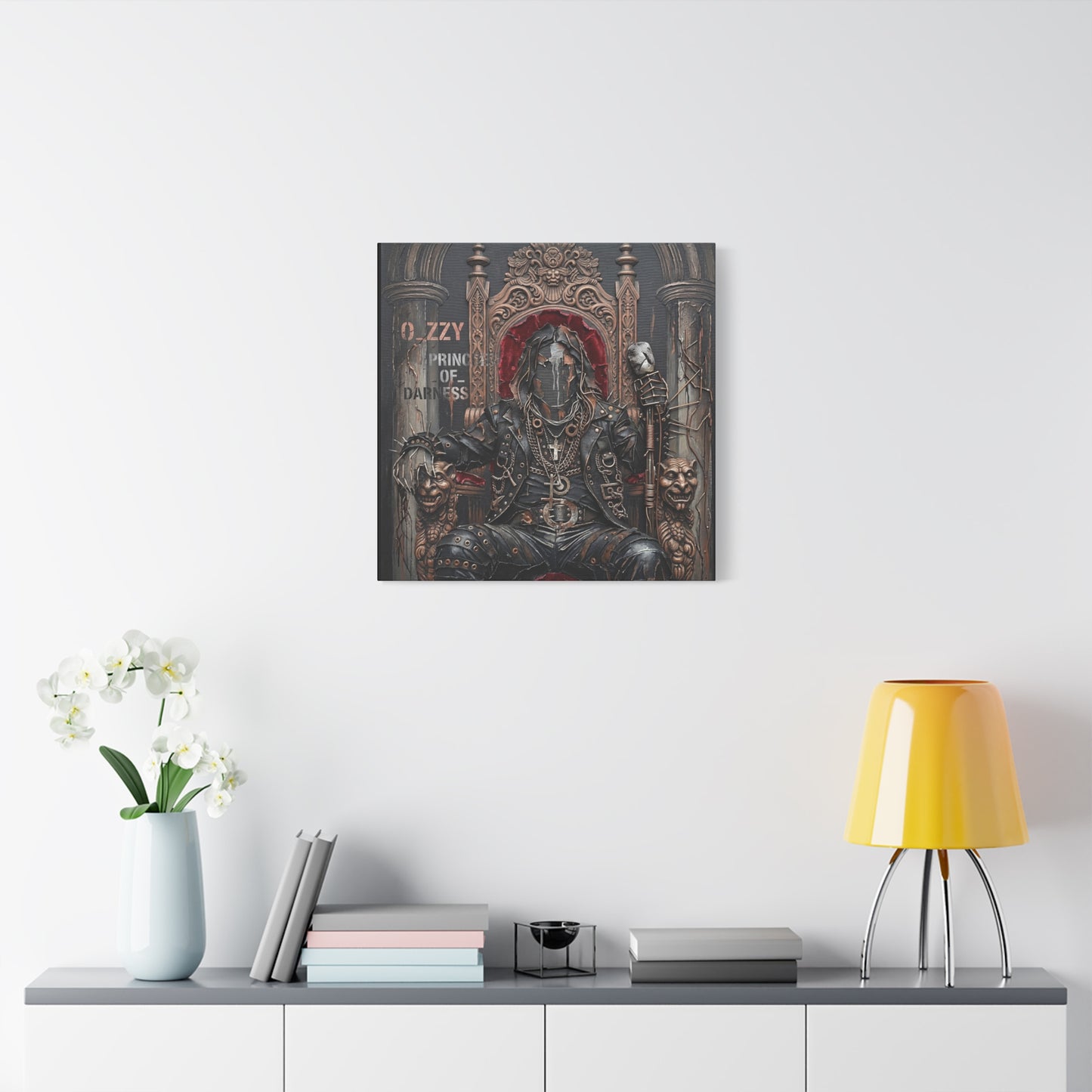 Prince Of Darkness Canvas Art — Matte Stretched Canvas Print