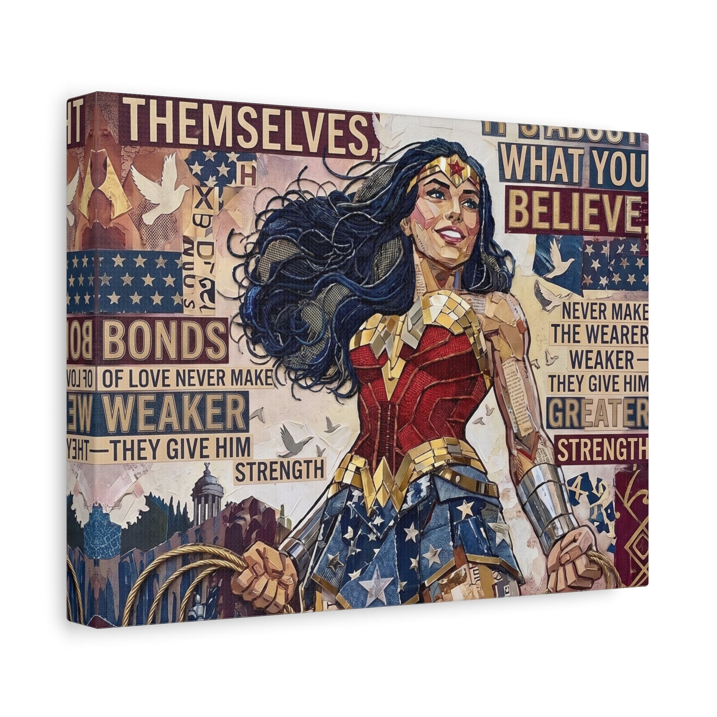 Woman Warrior Canvas Wall Art Print