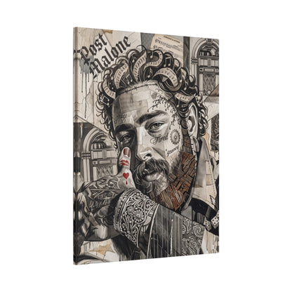 Post Portrait Matte Canvas Wall Art, Stretched 1.25"