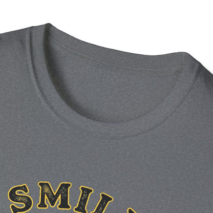 Wine Smile T-Shirt — "Smile I Found Wine" Retro Smiley Tee