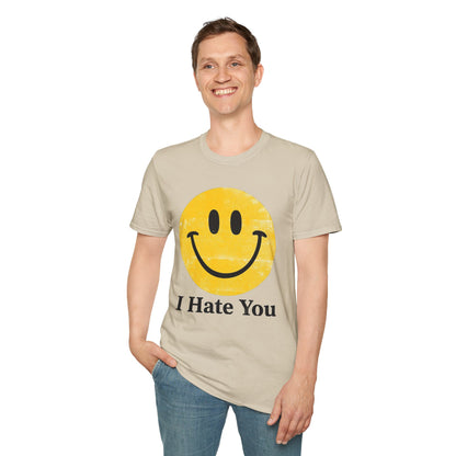 I Hate You Smiley T-Shirt