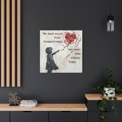 Hope Abstract Canvas Wall Art Print — Matte Stretched Canvas