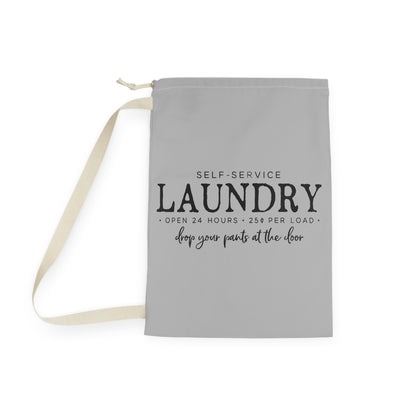 Laundry Bag – "Self-Service Laundry" Drawstring Tote for Dorms & Travel