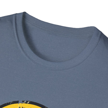 Smokin' Cool Emoji T-Shirt — Retro Grinning Face with Sunglasses & Cigar
