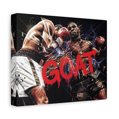 G.O.A.T. Boxer Canvas Wall Art Print