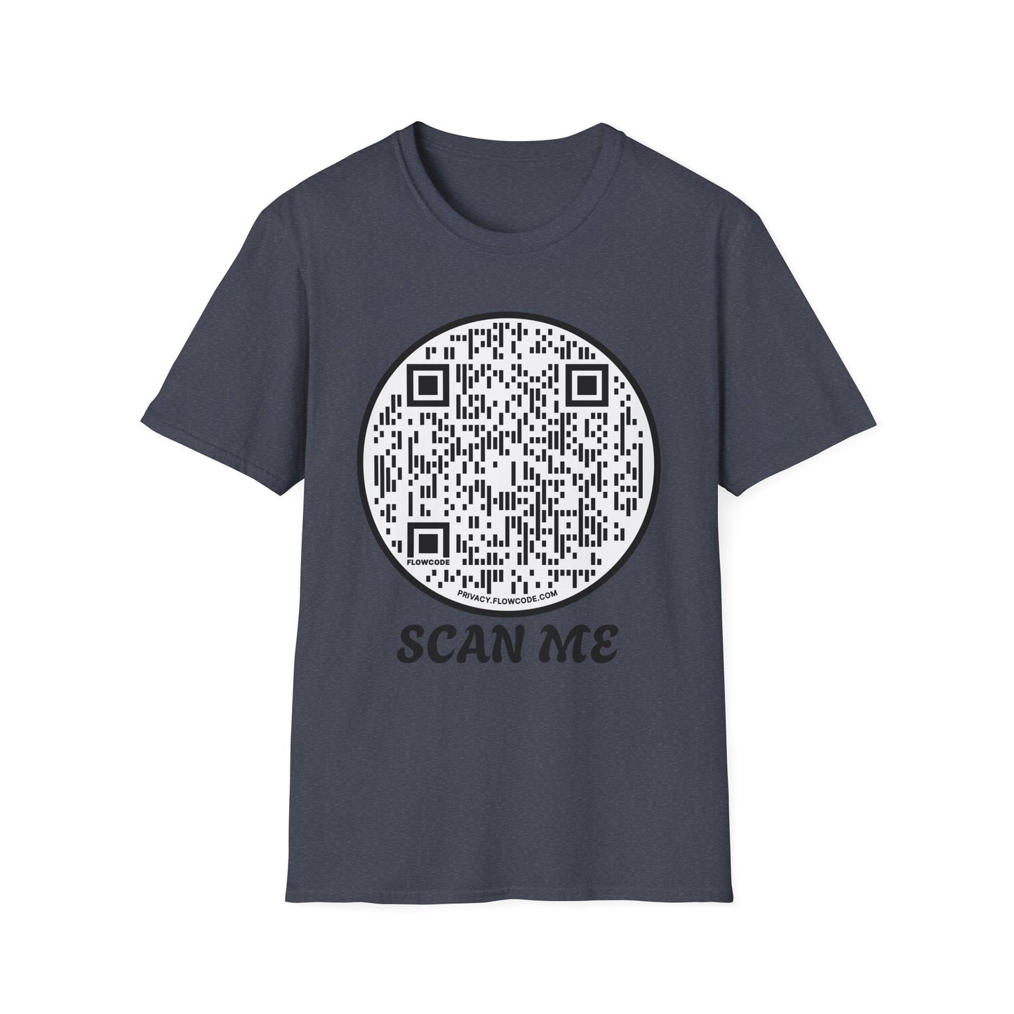 QR Code "Scan Me" T-Shirt — Interactive Novelty Shirt for Events & Gifts