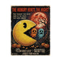 'The Hungry Hunts the Night' Satin Art Print