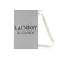 Laundry Bag – "Self-Service Laundry" Drawstring Tote for Dorms & Travel