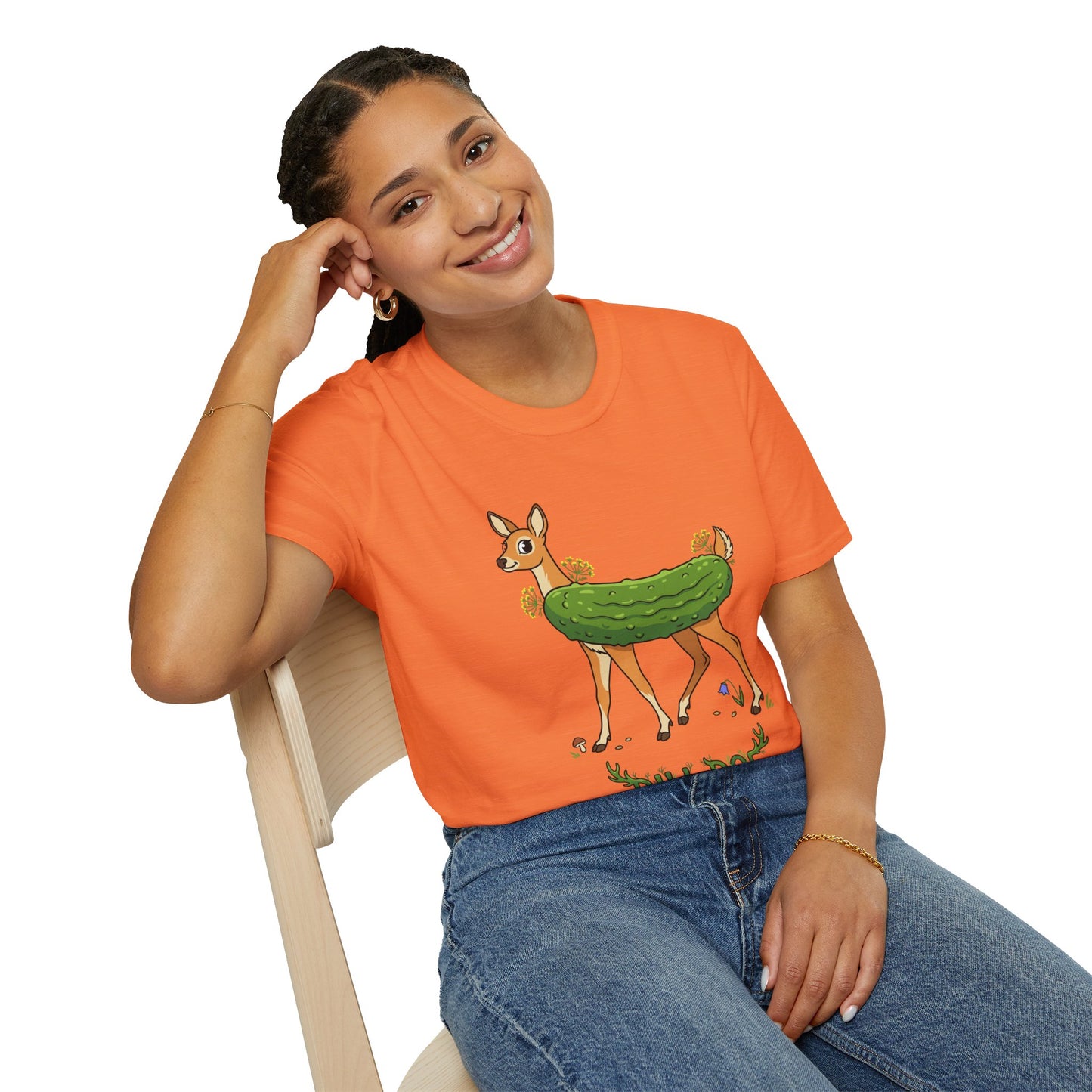 Dill Doe T-Shirt — Cute Pickle Deer Graphic Tee