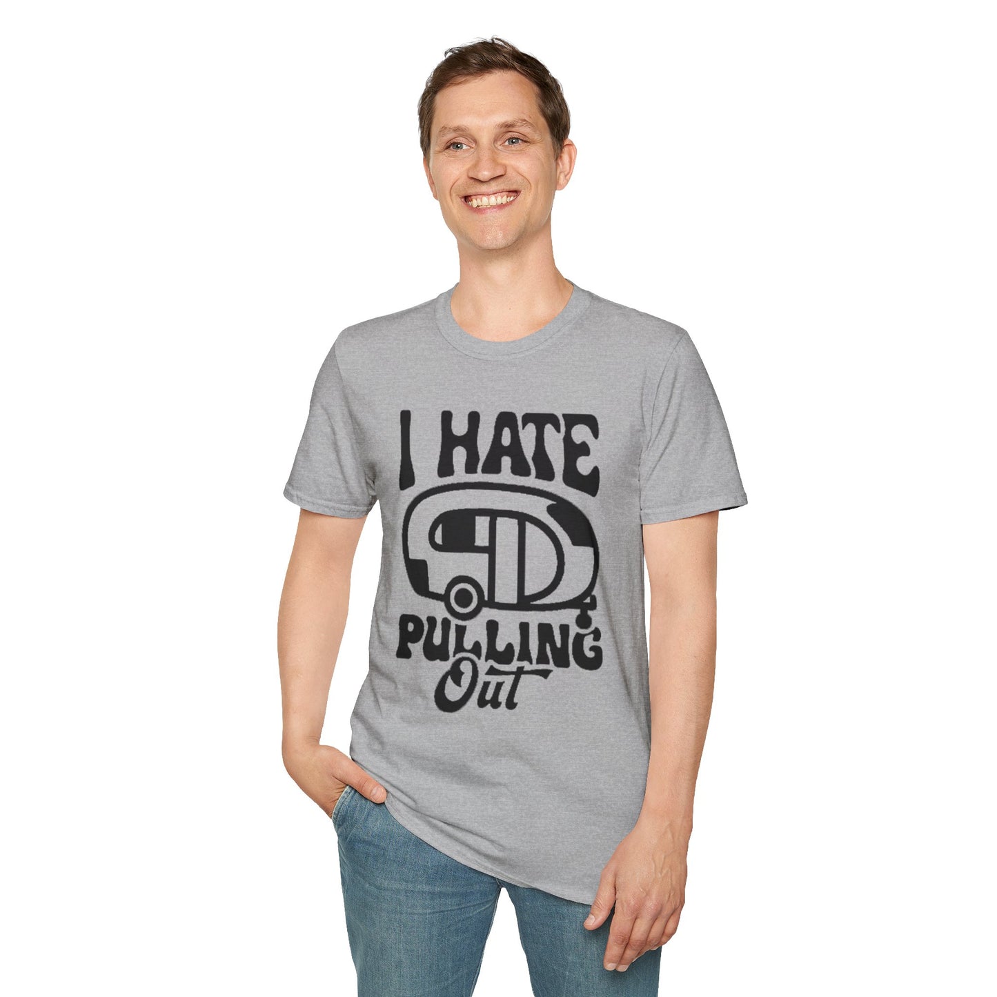 T-Shirt — “I Hate Pulling Out” Camper Graphic Tee