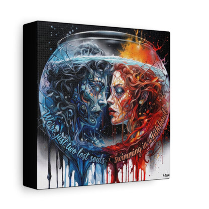 Two Lost Souls Canvas Art — Matte Stretched Canvas Print