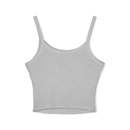 Hot Mess I'm a Disaster Spaghetti Strap Tank Top — Funny Feminine Graphic Crop