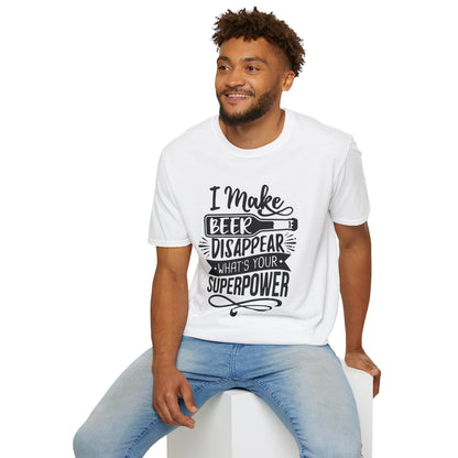 I Make Beer Disappear T-Shirt — Funny Beer Lover Graphic Tee