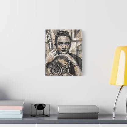 Jerry Portrait Matte Canvas Wall Art, Stretched 1.25"