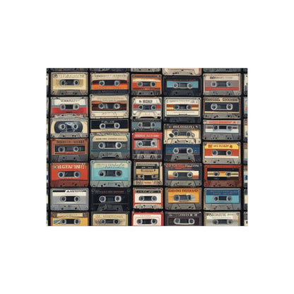 Cassette Tape Collage Fine Art Poster
