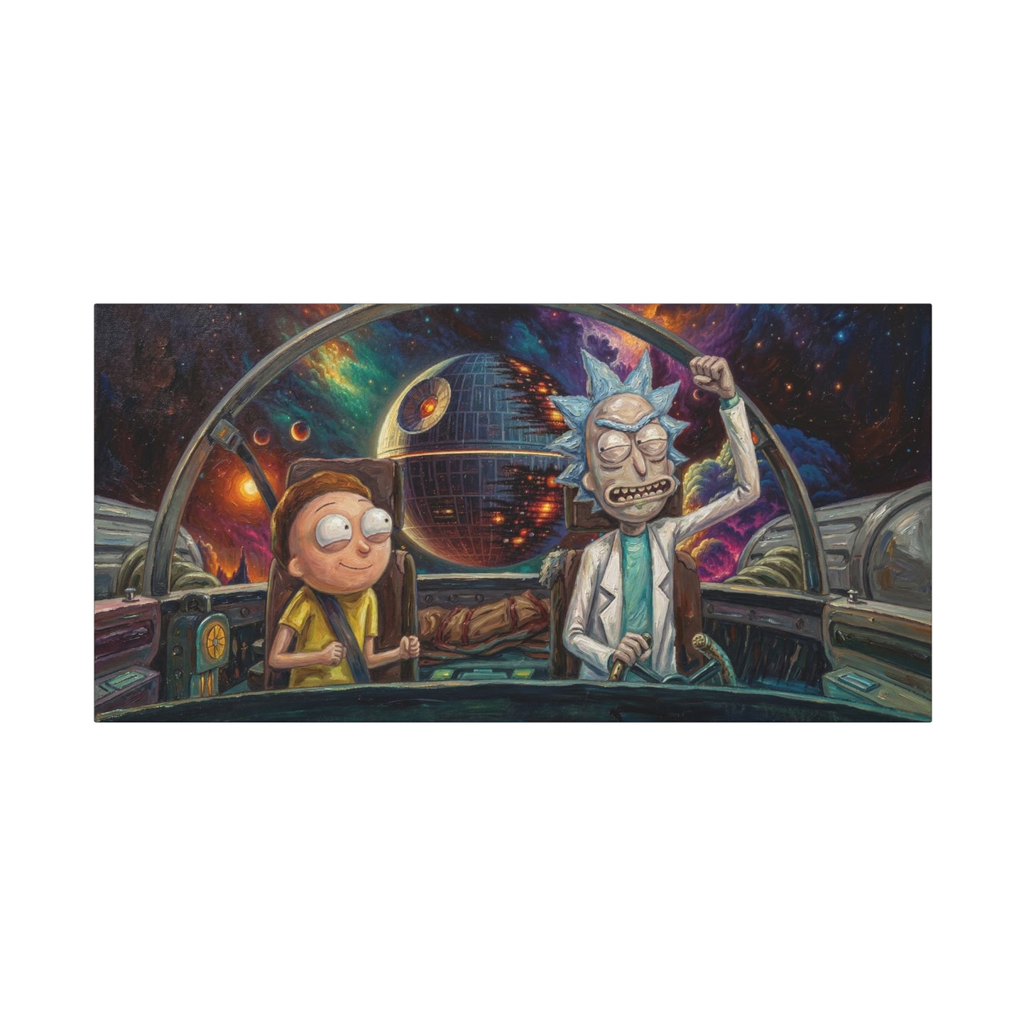 Ricks World 2 Abstract Canvas Wall Art — Matte Stretched 1.25"