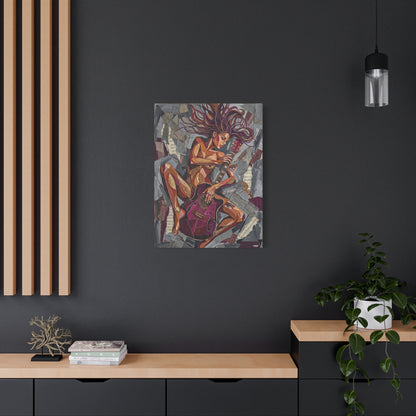 Lady Rock Canvas Art — Matte Stretched Canvas Print