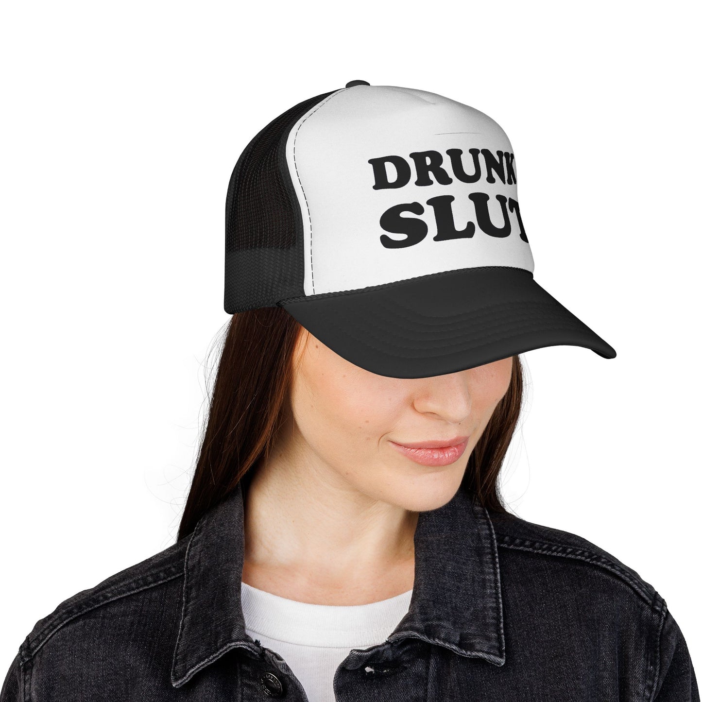 Trucker Cap — "Drunk Slut" Party Mesh Hat