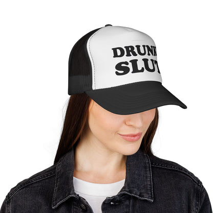 Trucker Cap — "Drunk Slut" Party Mesh Hat