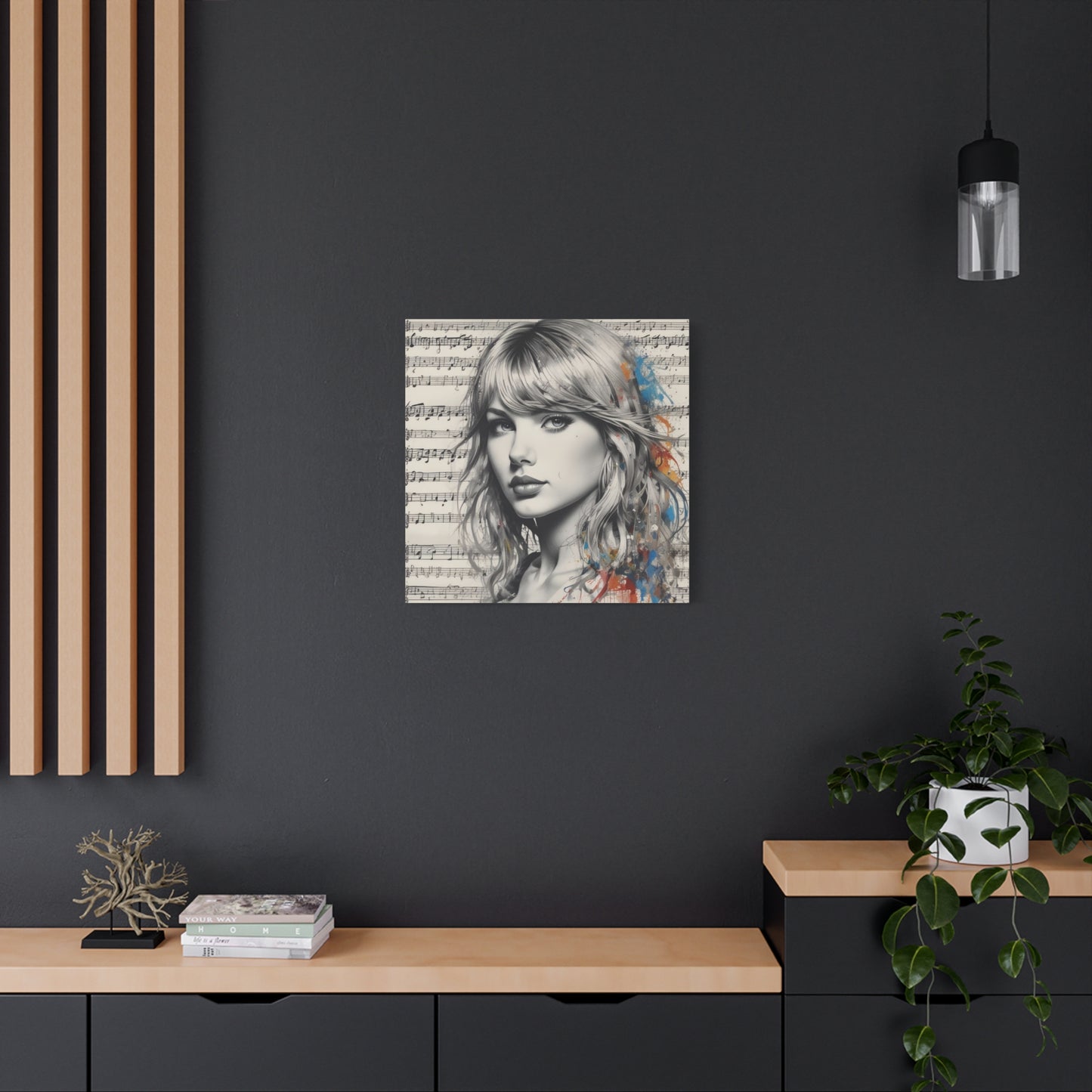 Swift Inspired - Portrait Music Canvas