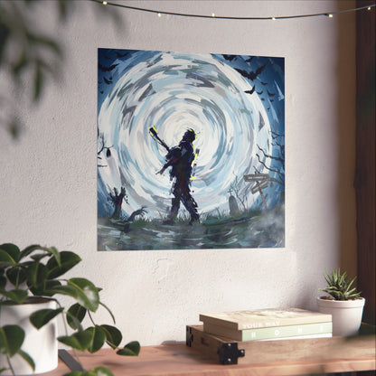 DMB Halloween Fine Art Poster Print — Rock Apocalypse Wall Art