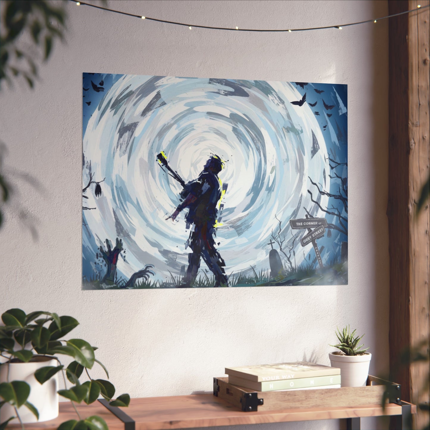 DMB Halloween Fine Art Poster Print — Rock Apocalypse Wall Art