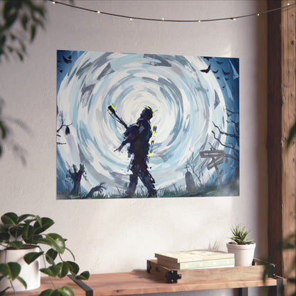 DMB Halloween Fine Art Poster Print — Rock Apocalypse Wall Art
