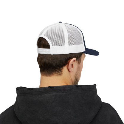 'F Off' Stick Figure Trucker Cap – Retro Distressed Snapback Hat