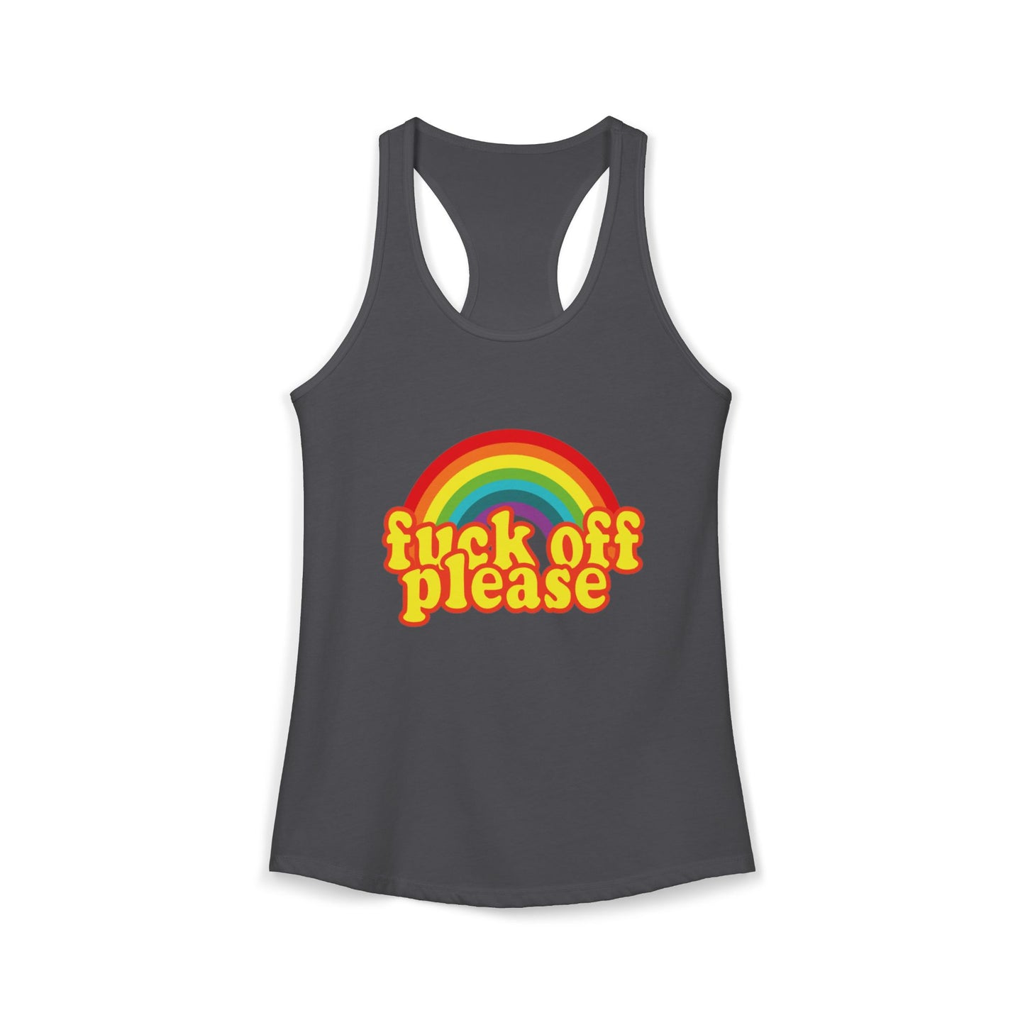 Women's Ideal "F*ck Off Please" Racerback Tank