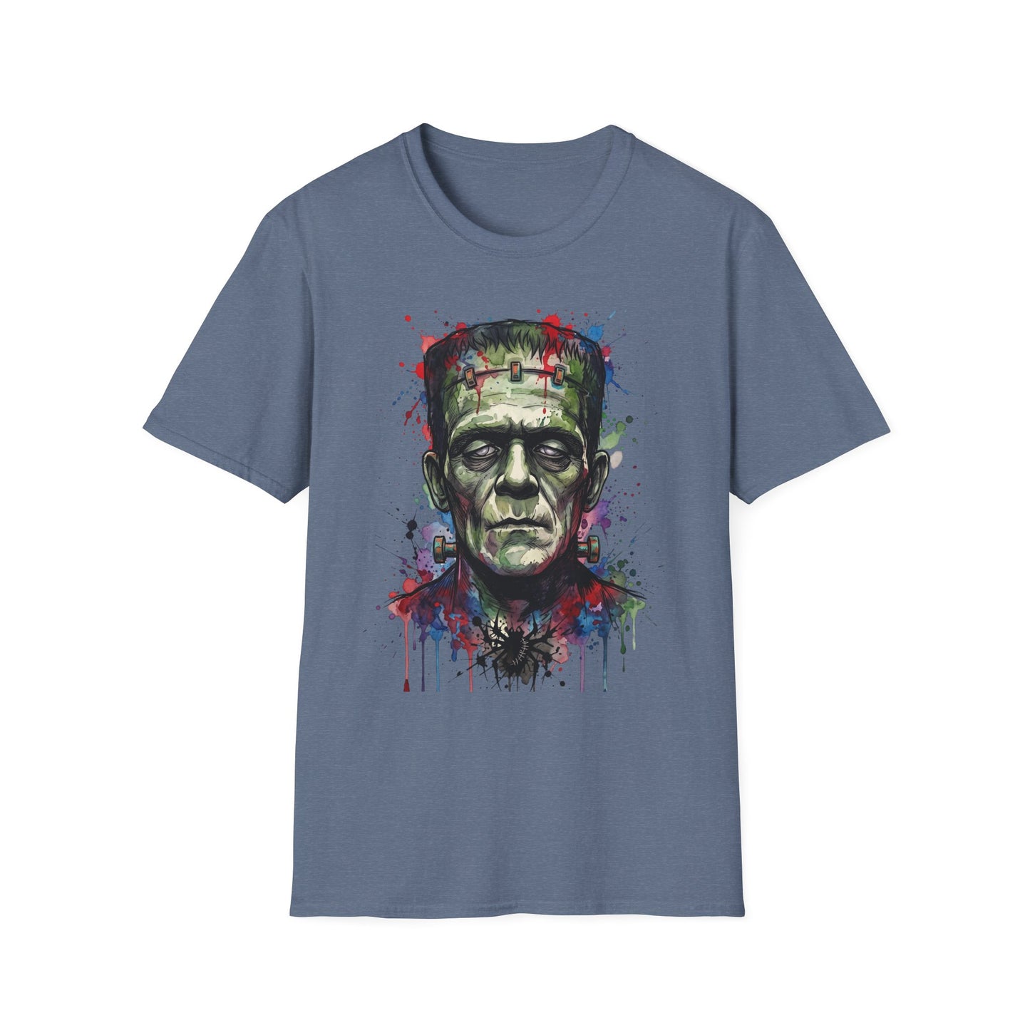 Frankenstein Watercolor Portrait T-Shirt