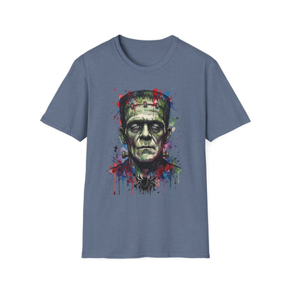 Frankenstein Watercolor Portrait T-Shirt