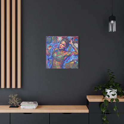 Showgirl Pop Abstract Canvas Wall Art Print