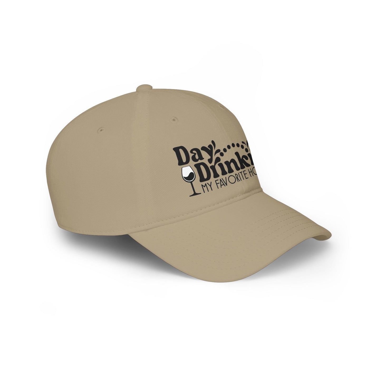 Baseball Cap — "Day Drinking My Favorite Hobby" Wine Lover Hat