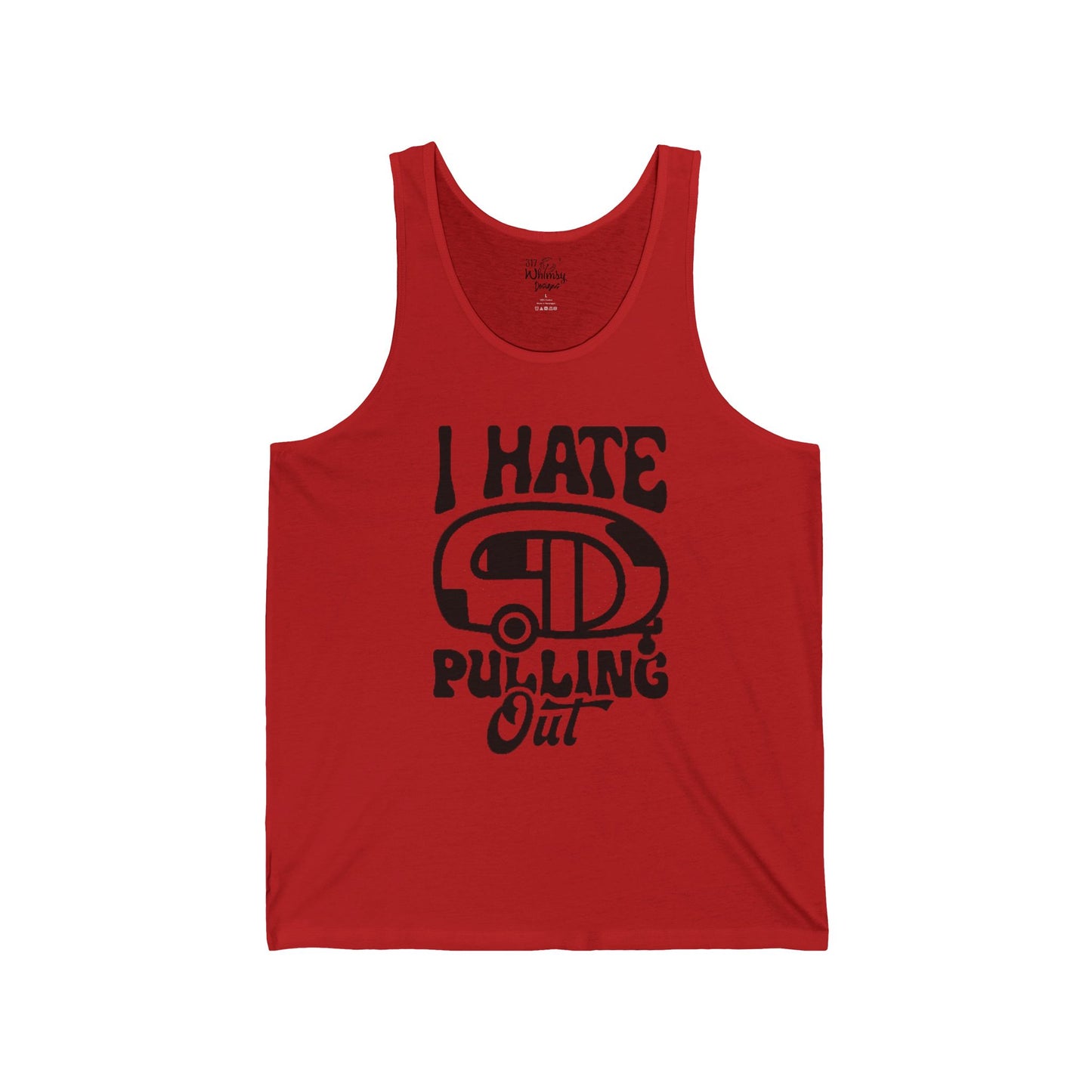 I Hate Pulling Out Tank Top – Funny RV Camping Graphic Jersey Tank