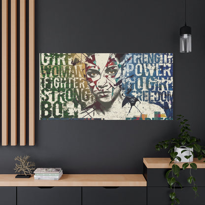 Wonder Woman Pop Art Canvas Print — Strength, Power, Freedom Wall Art