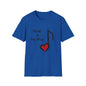 Music Is My Drug T-Shirt – Heart Note Graphic Tee for Musicians & Music Lovers