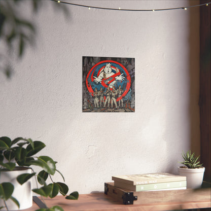 Ghostbusters Vintage Fine Art Poster Print