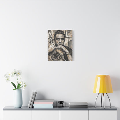 Jerry Portrait Matte Canvas Wall Art, Stretched 1.25"