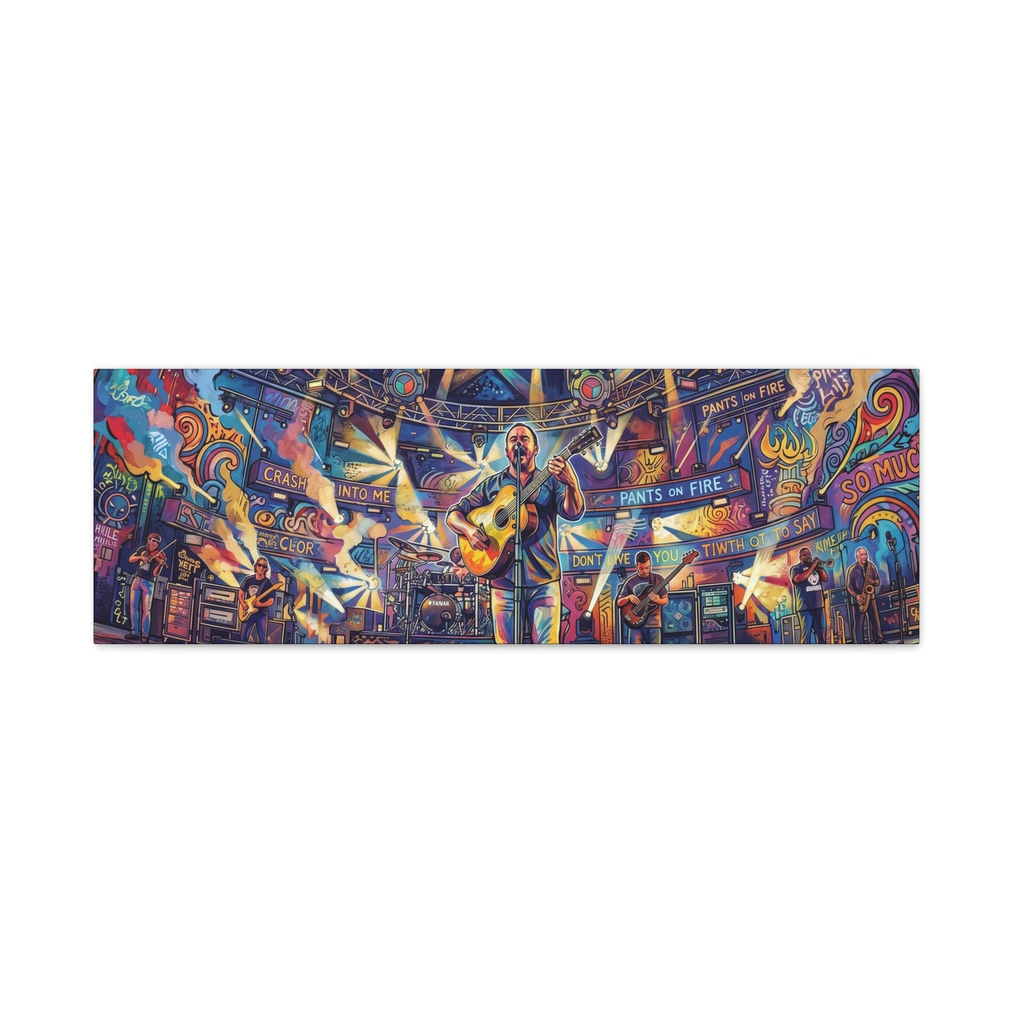 DMB "Dave" Concert Canvas Art — Matte Stretched Canvas Print
