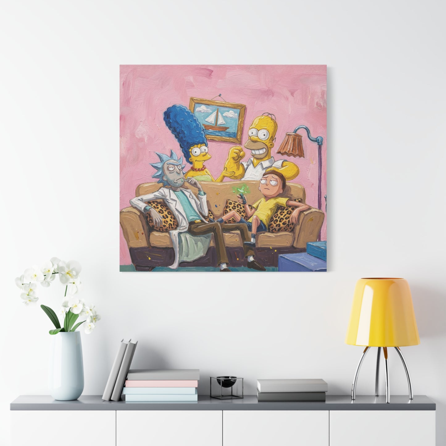 House Guest 1 Canvas Wall Art Print