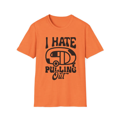 T-Shirt — “I Hate Pulling Out” Camper Graphic Tee
