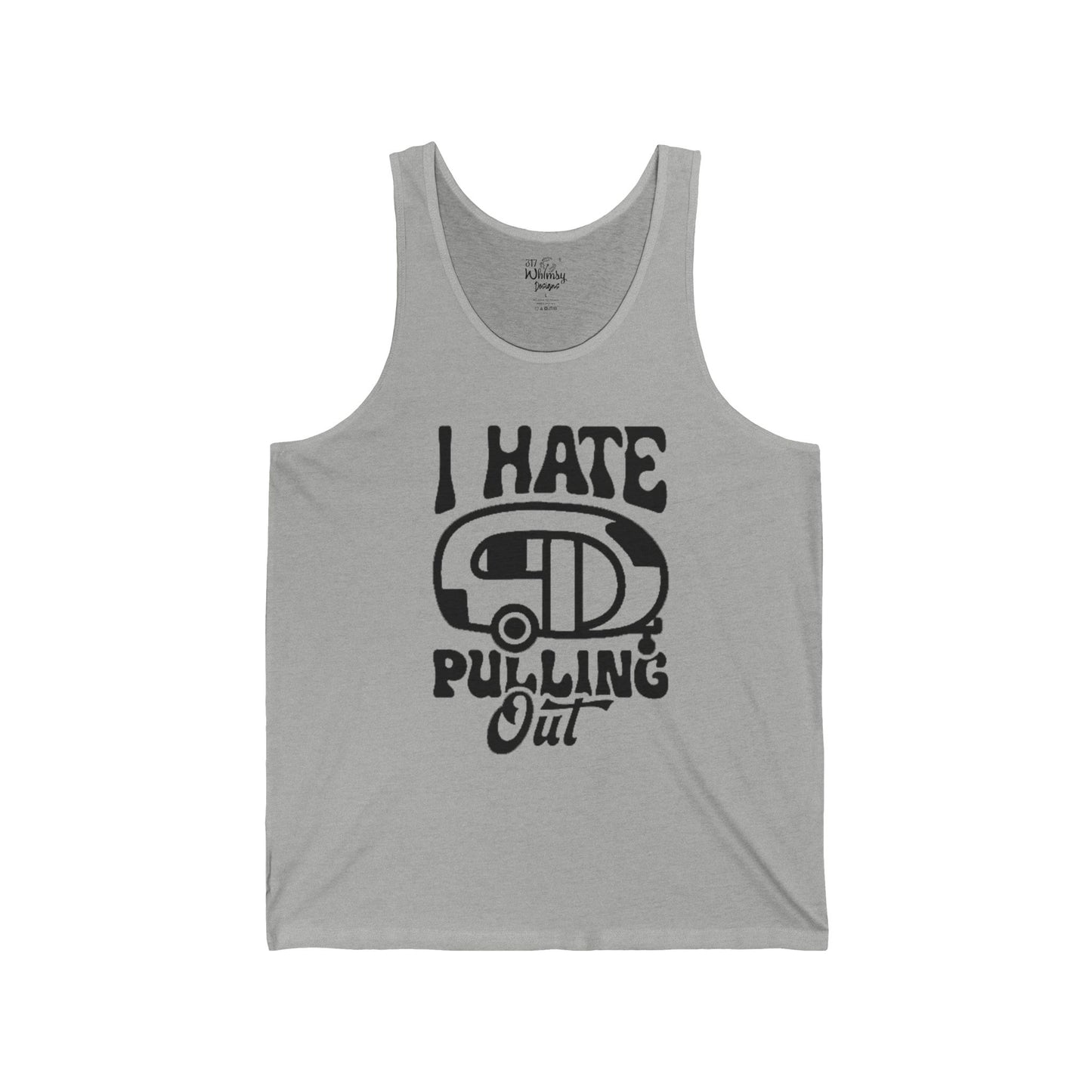 I Hate Pulling Out Tank Top – Funny RV Camping Graphic Jersey Tank
