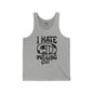 I Hate Pulling Out Tank Top – Funny RV Camping Graphic Jersey Tank