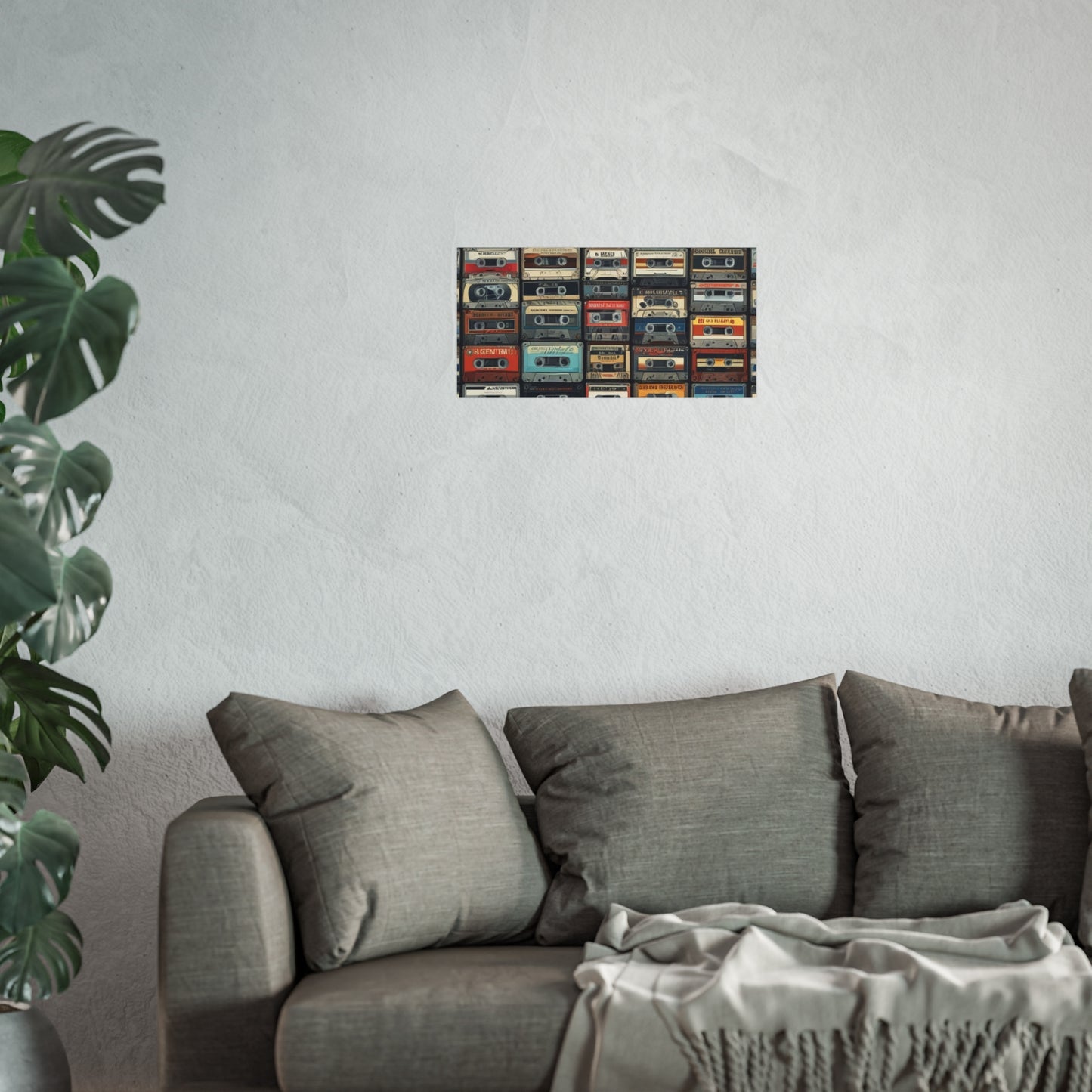 Cassette Tape Collage Fine Art Poster