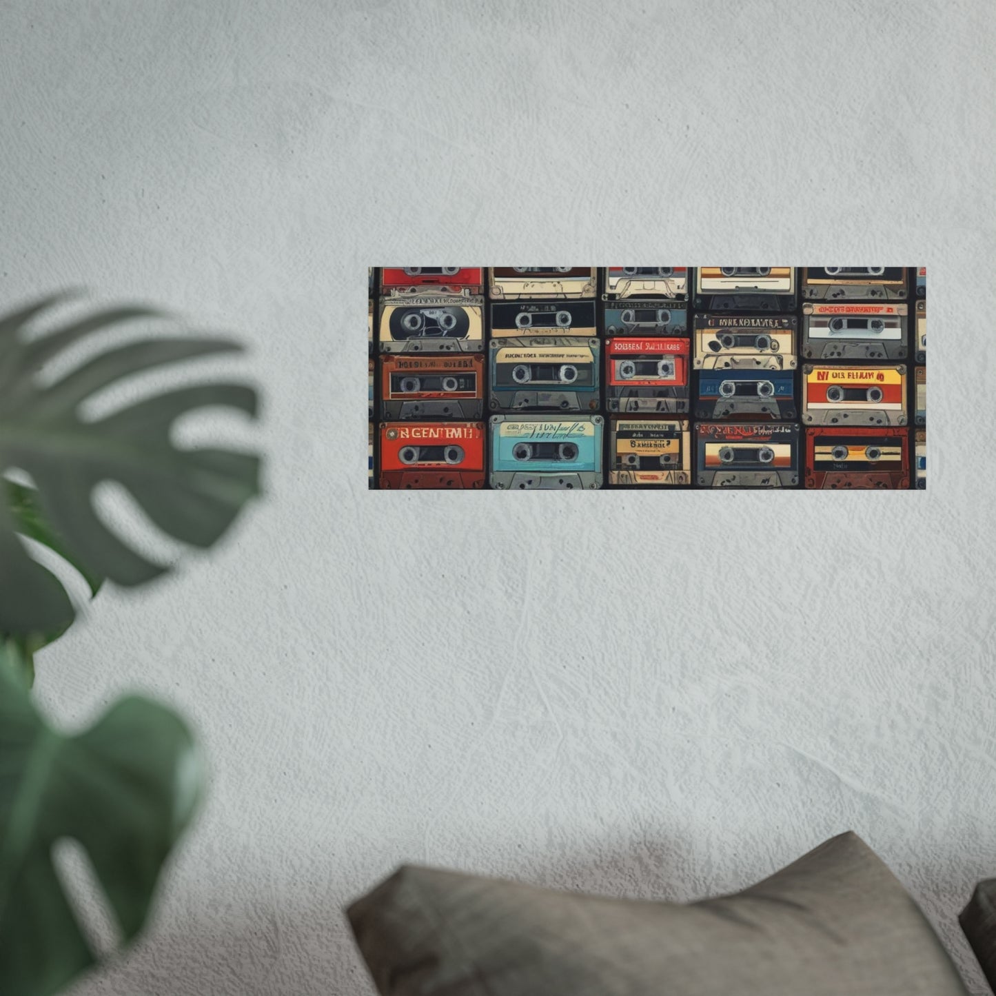 Cassette Tape Collage Fine Art Poster