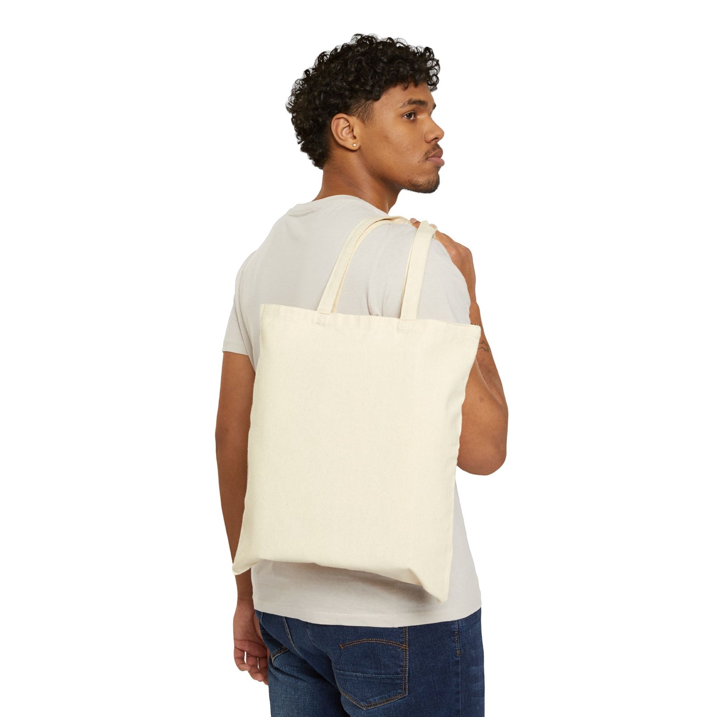 Tote Bag — Retro Rainbow "Fuck Off Please" Canvas Tote