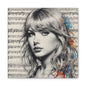Swift Inspired - Portrait Music Canvas